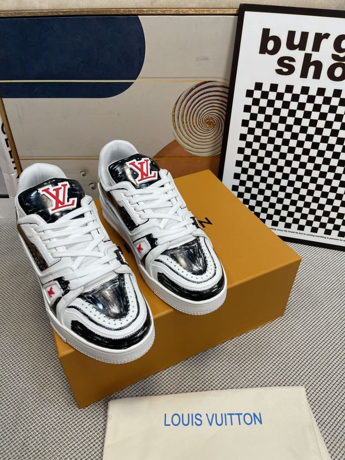 Men Women L*ouis V*uitton Top Sneaker  Free shipping005