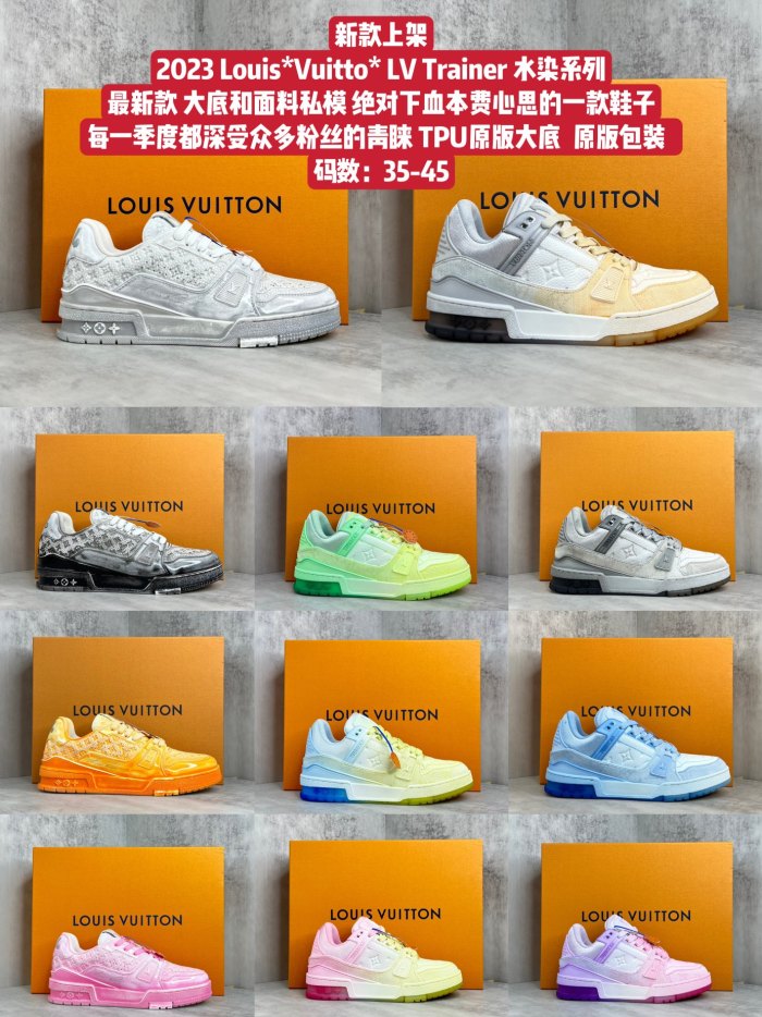 Men Women L*ouis V*uitton Top Sneaker  Free shipping