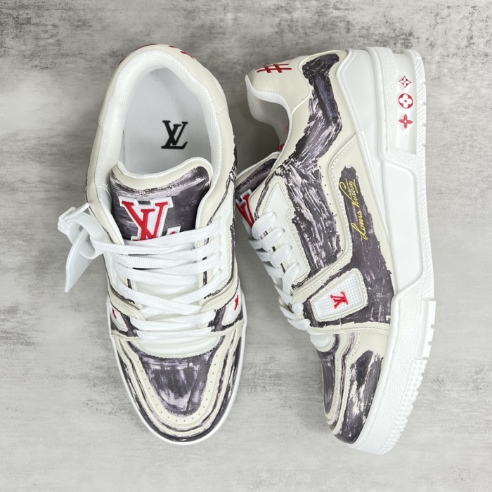 Men Women L*ouis V*uitton Top Sneaker  Free shipping