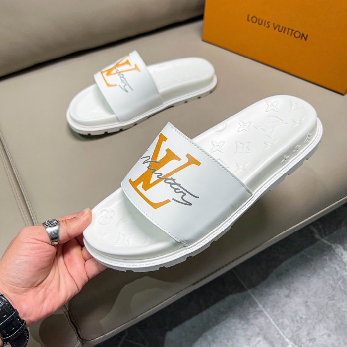 Men L*ouis V*uitton Top Slippers (Annareps)