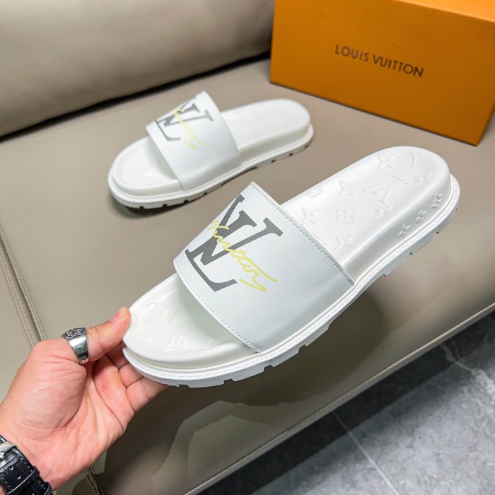 Men L*ouis V*uitton Top Slippers (Annareps)