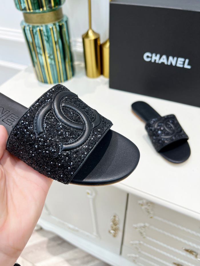 Free shipping Annareps Women C*hanel Top Sandals