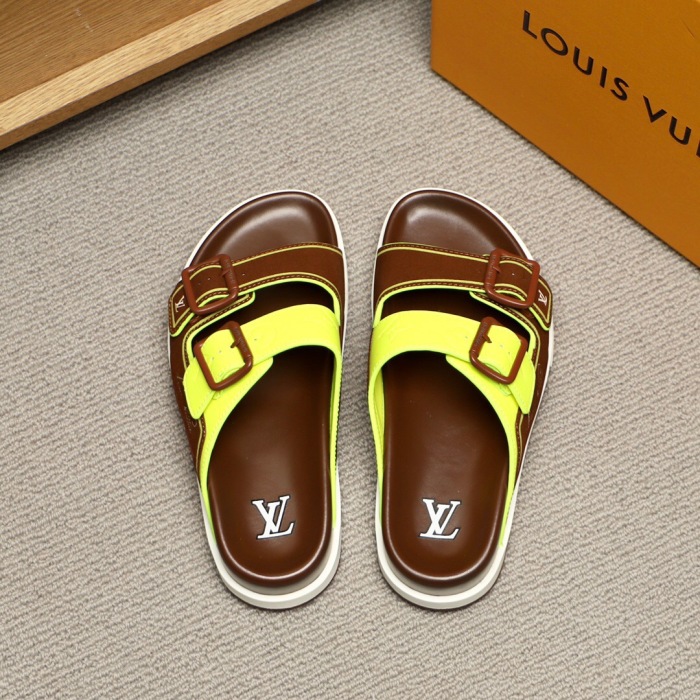 Men L*ouis V*uitton Top Slippers (Annareps)