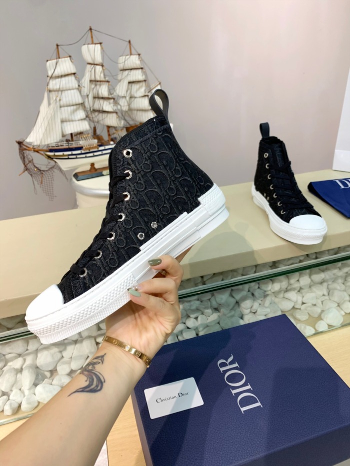 Free shipping Annareps Men Women D*ior Top Sneakers