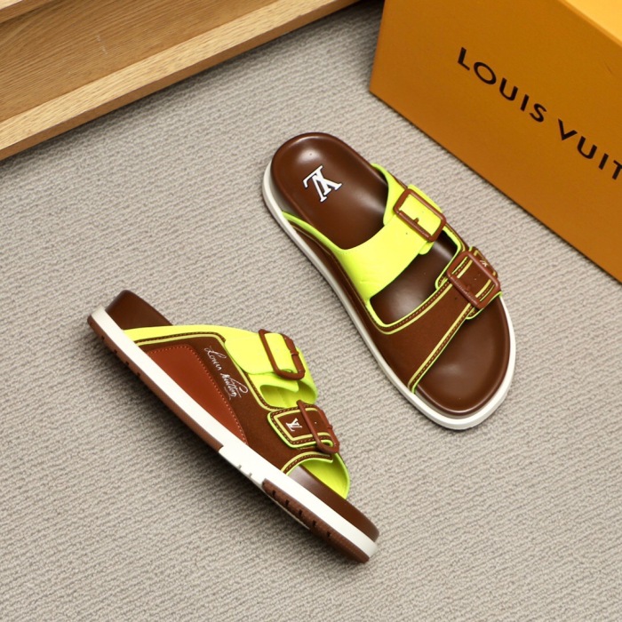 Men L*ouis V*uitton Top Slippers (Annareps)