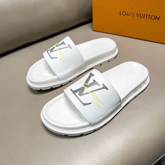 Men L*ouis V*uitton Top Slippers (Annareps)