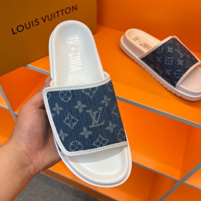 Men L*ouis V*uitton Top Slippers (Annareps)
