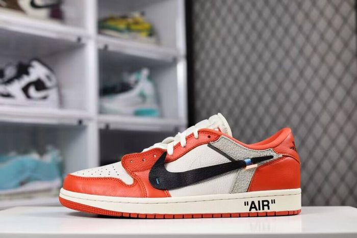 O*ff-W*hite x Air Jordan 1 Low OG GOAT LOWS AJ1 ( Annareps)