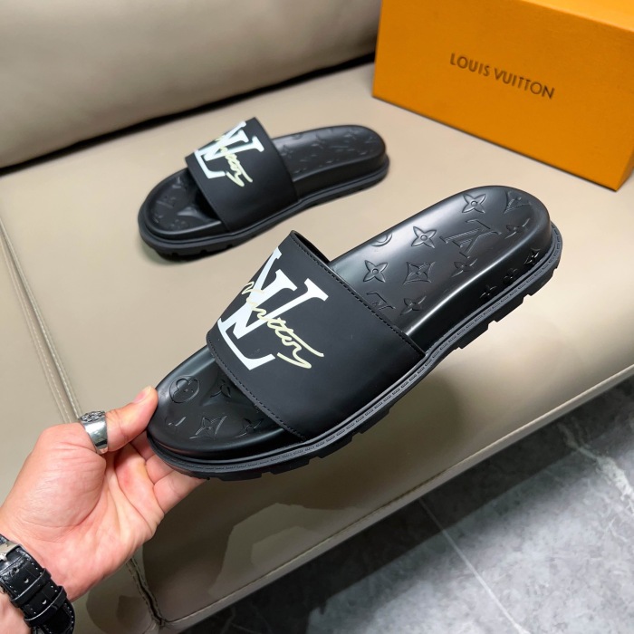 Men L*ouis V*uitton Top Slippers (Annareps)