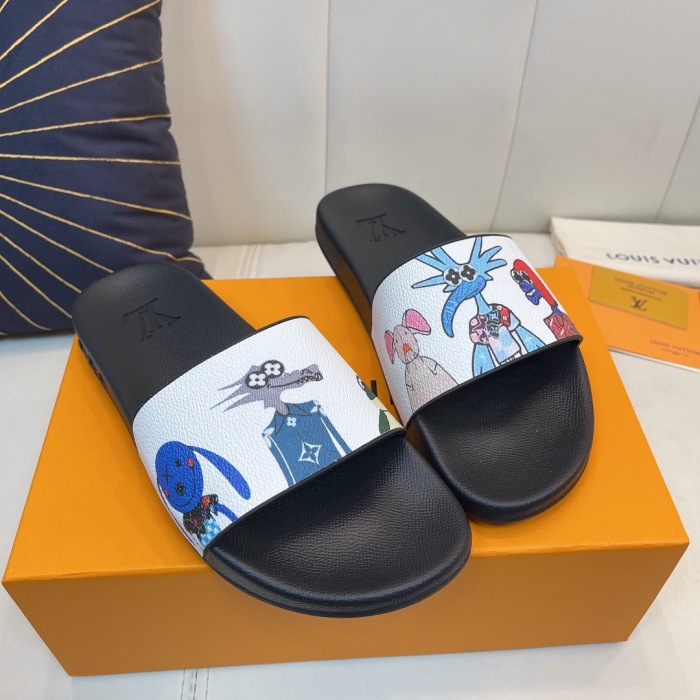 Men Women L*ouis V*uitton Top Slippers (Annareps)