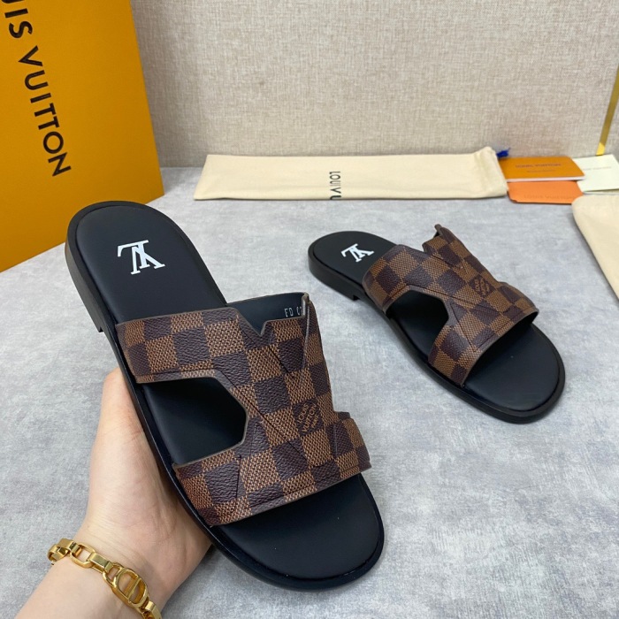Men L*ouis V*uitton Top Slippers (Annareps)