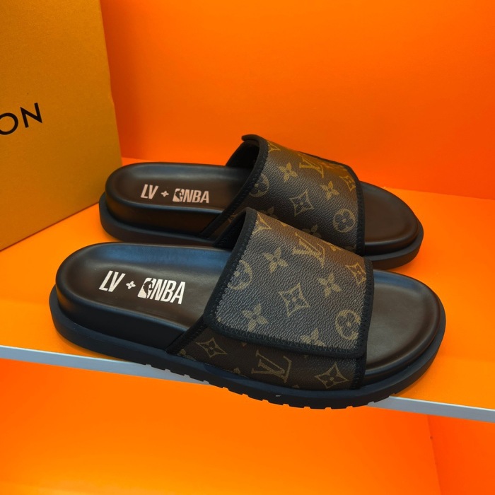 Men L*ouis V*uitton Top Slippers (Annareps)