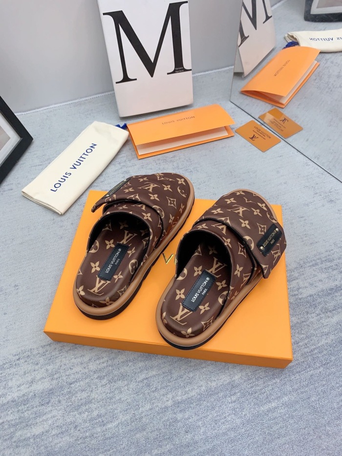 Men L*ouis V*uitton Top Slippers (Annareps)