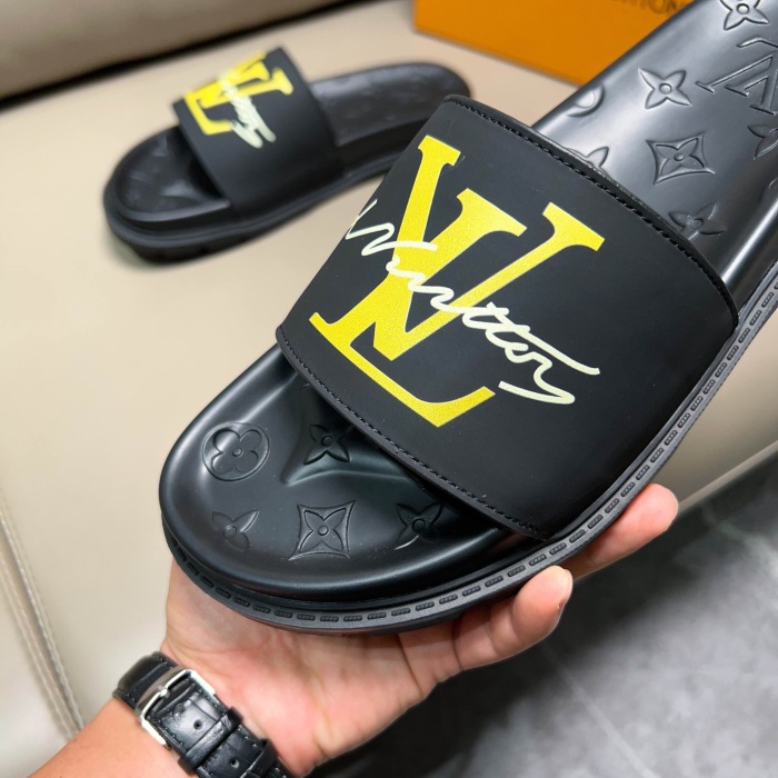 Men L*ouis V*uitton Top Slippers (Annareps)