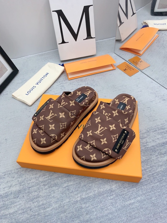 Men L*ouis V*uitton Top Slippers (Annareps)
