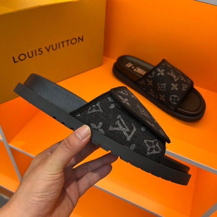 Men L*ouis V*uitton Top Slippers (Annareps)