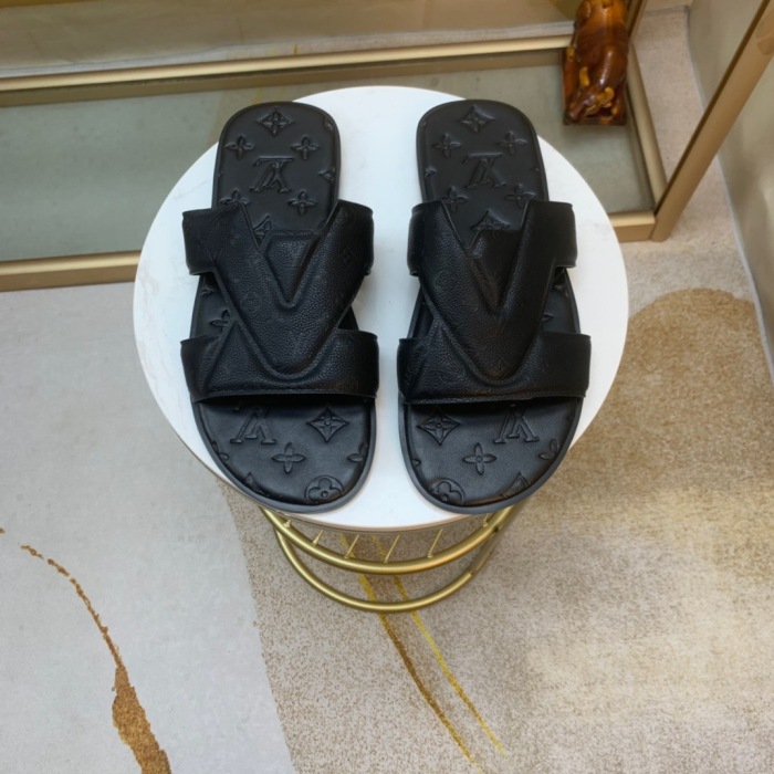 Men L*ouis V*uitton Top Slippers (Annareps)