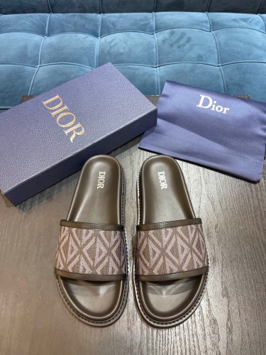 Free shipping Annareps Men D*ior Top Quality slippers