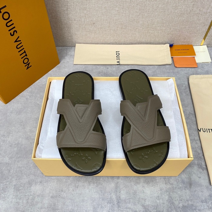 Men L*ouis V*uitton Top Slippers (Annareps)