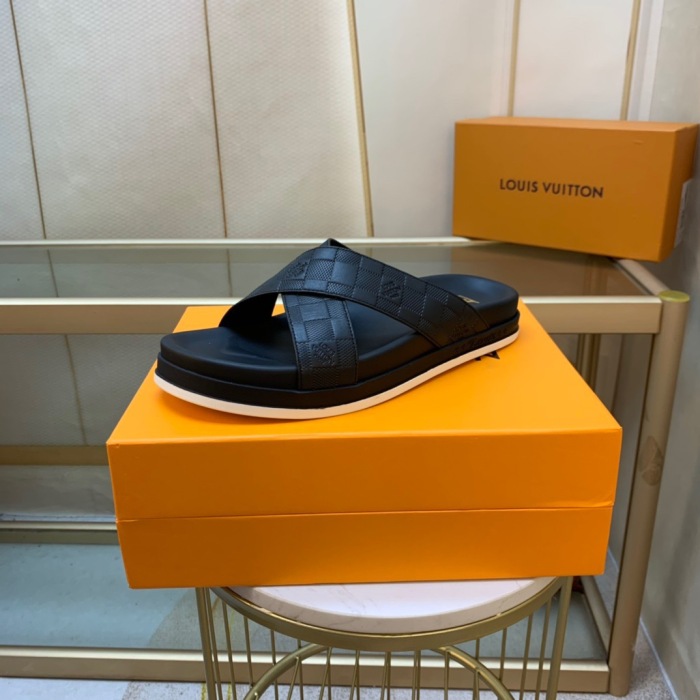 Men L*ouis V*uitton Top Slippers (Annareps)