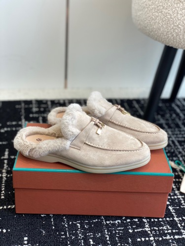 Women L*oro P*iana Top Loafer （Annareps）