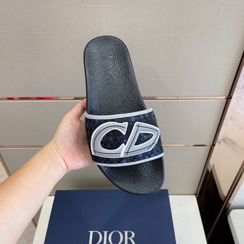Free shipping Annareps Men D*ior Top Quality slippers