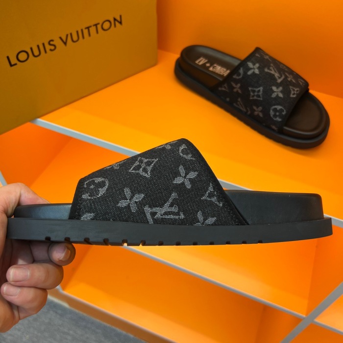 Men L*ouis V*uitton Top Slippers (Annareps)