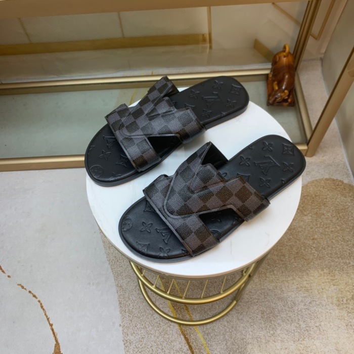 Men L*ouis V*uitton Top Slippers (Annareps)