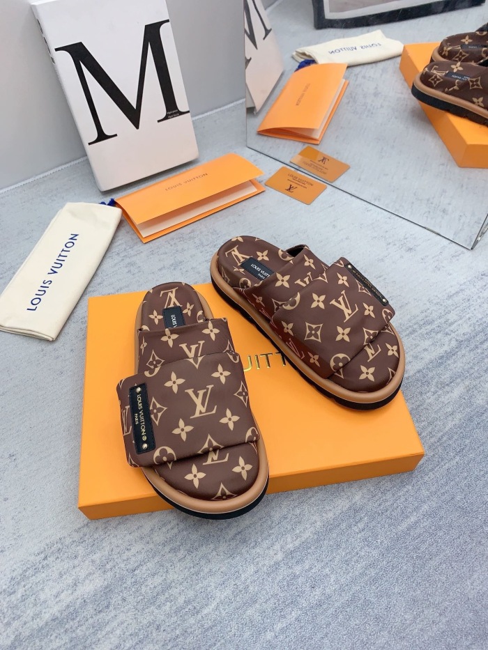 Men L*ouis V*uitton Top Slippers (Annareps)