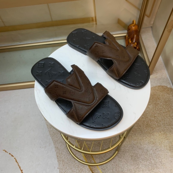 Men L*ouis V*uitton Top Slippers (Annareps)