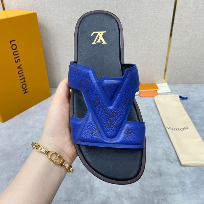 Men L*ouis V*uitton Top Slippers (Annareps)