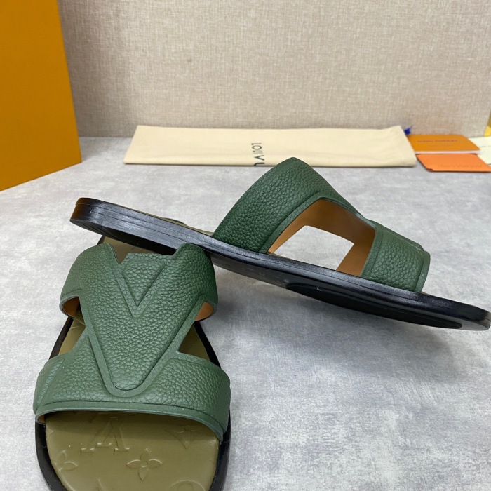 Men L*ouis V*uitton Top Slippers (Annareps)