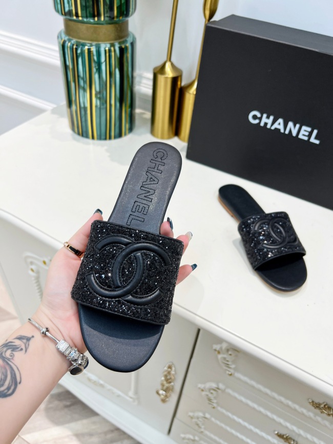 Free shipping Annareps Women C*hanel Top Sandals