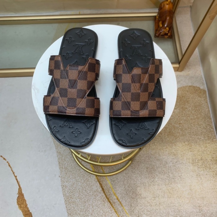 Men L*ouis V*uitton Top Slippers (Annareps)