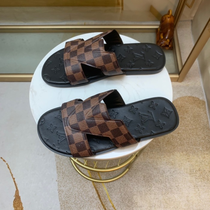 Men L*ouis V*uitton Top Slippers (Annareps)