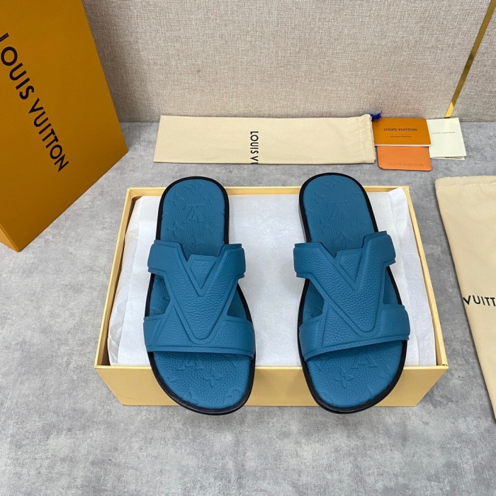 Men L*ouis V*uitton Top Slippers (Annareps)