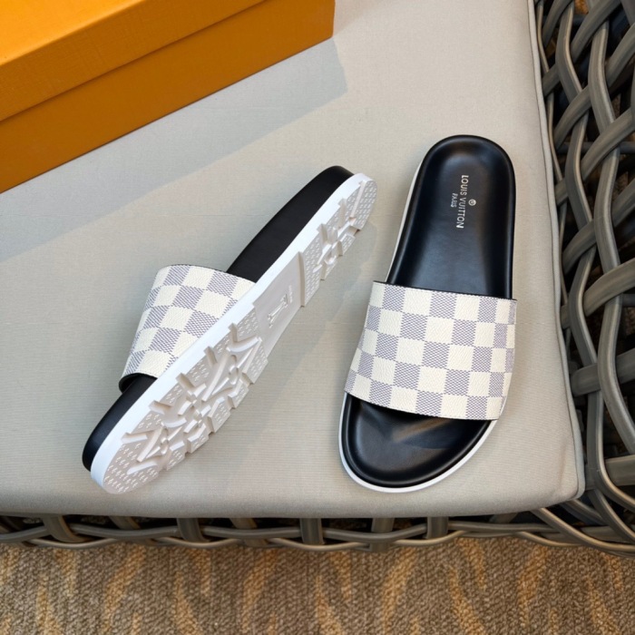 Men L*ouis V*uitton Top Slippers (Annareps)