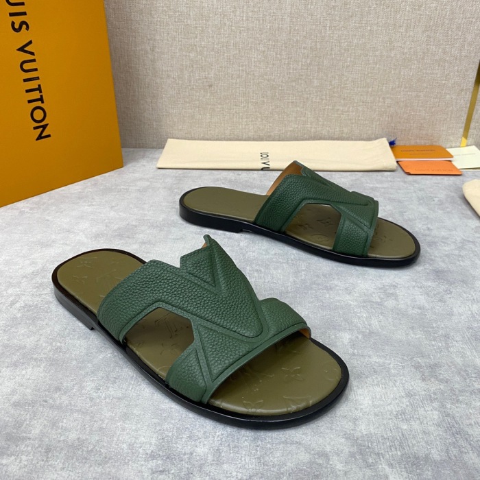 Men L*ouis V*uitton Top Slippers (Annareps)