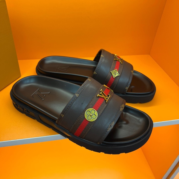 Men L*ouis V*uitton Top Slippers (Annareps)