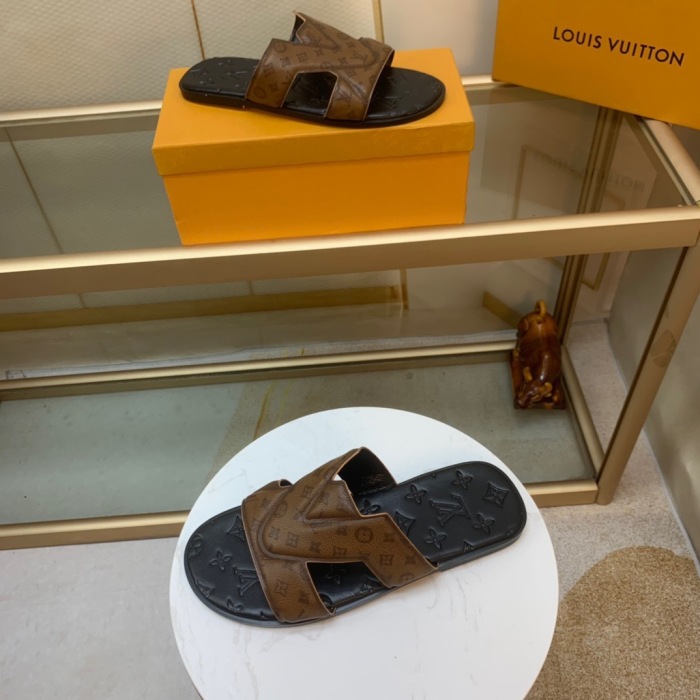 Men L*ouis V*uitton Top Slippers (Annareps)