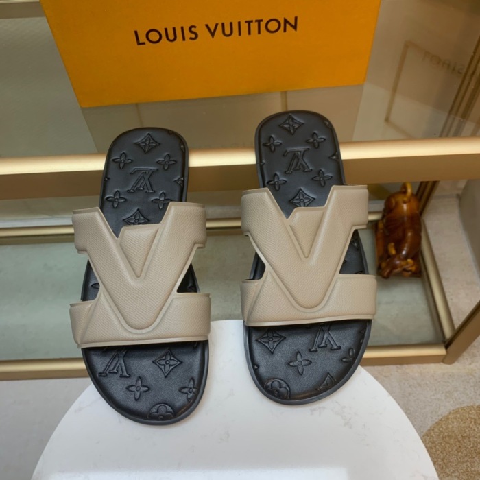 Men L*ouis V*uitton Top Slippers (Annareps)