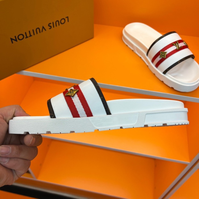 Men L*ouis V*uitton Top Slippers (Annareps)
