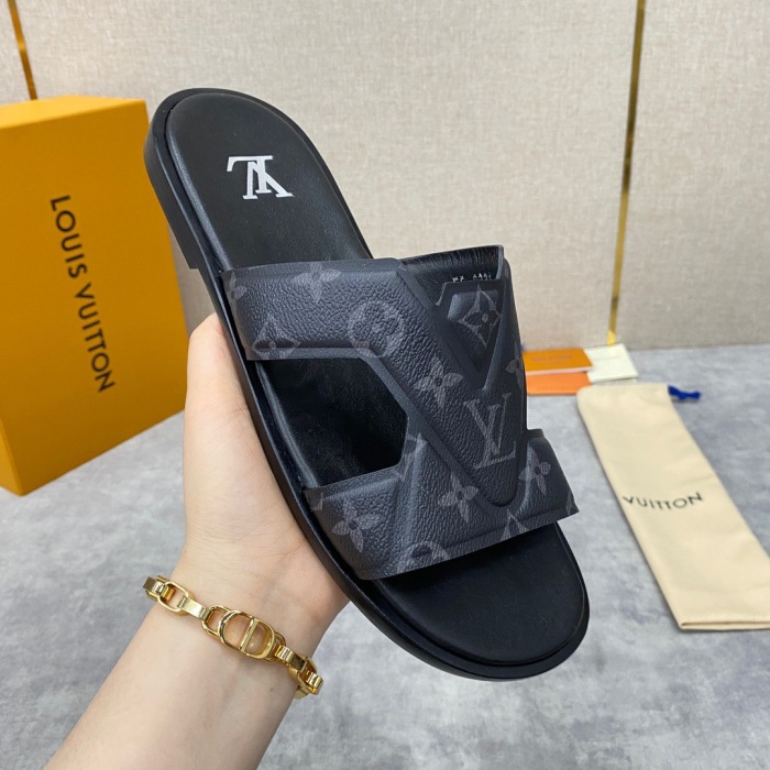 Men L*ouis V*uitton Top Slippers (Annareps)