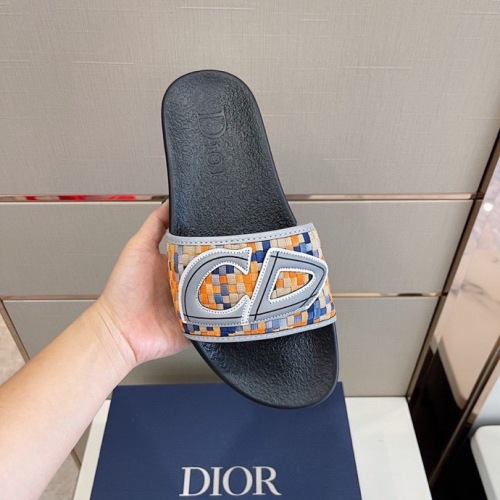 Free shipping Annareps Men D*ior Top Quality slippers