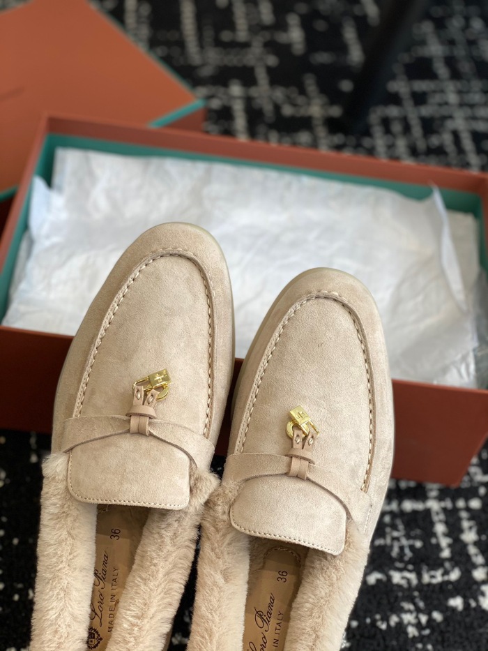 Women L*oro P*iana Top Loafer （Annareps）