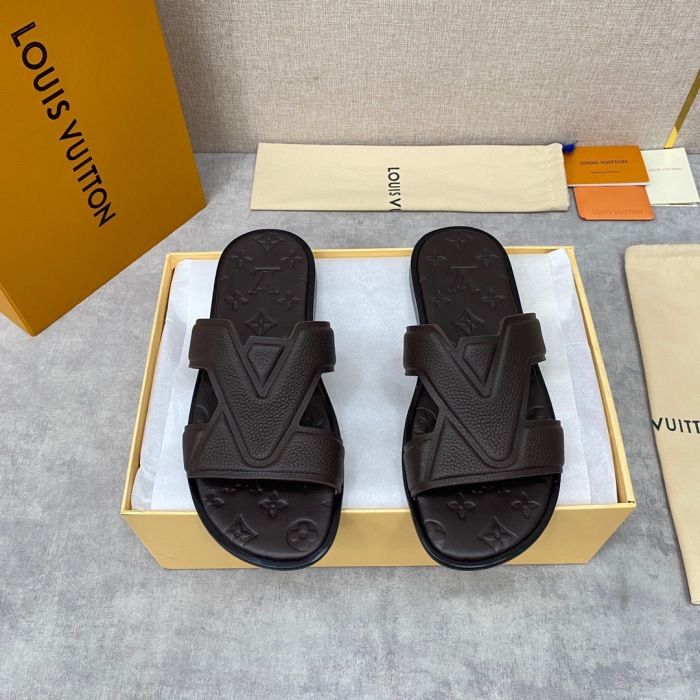 Men L*ouis V*uitton Top Slippers (Annareps)