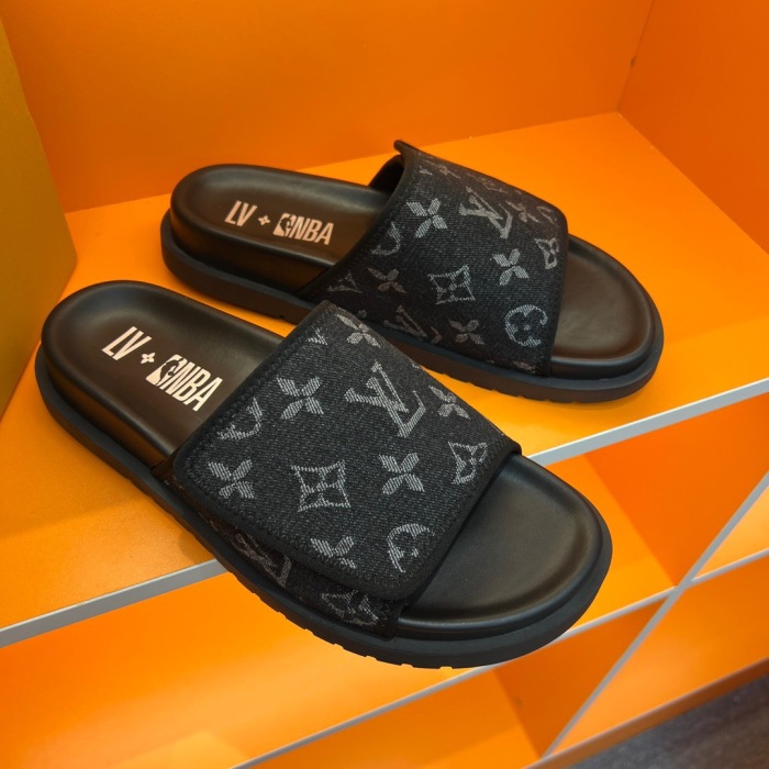 Men L*ouis V*uitton Top Slippers (Annareps)