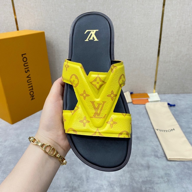 Men L*ouis V*uitton Top Slippers (Annareps)