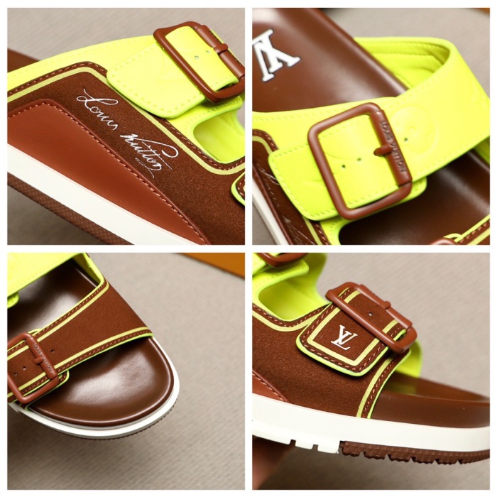 Men L*ouis V*uitton Top Slippers (Annareps)