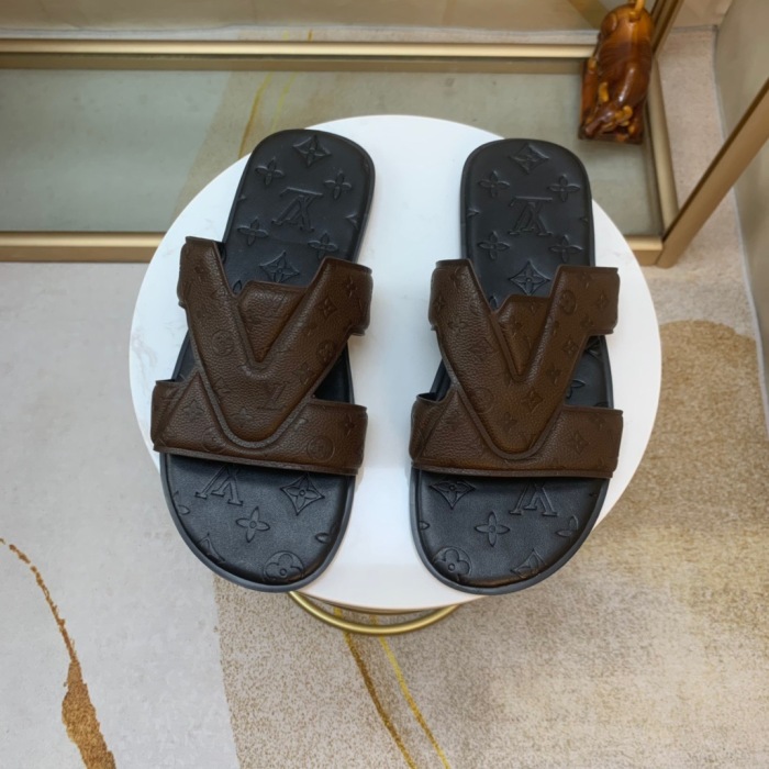 Men L*ouis V*uitton Top Slippers (Annareps)